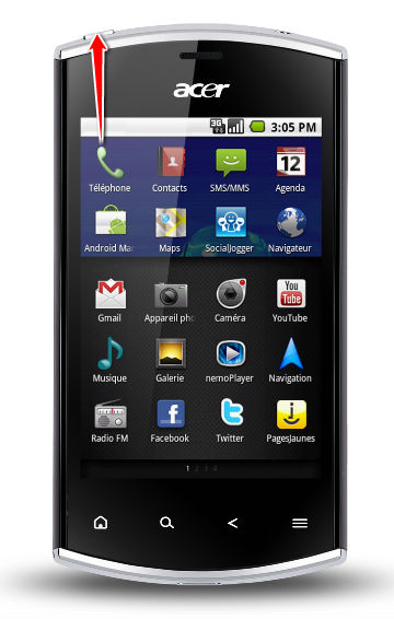 How to put Acer Liquid mini E310 in Fastboot Mode