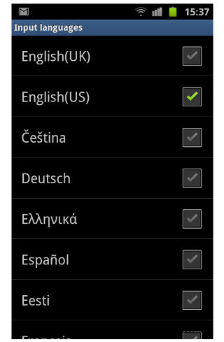 How to change the language of menu in Acer Liquid mini E310