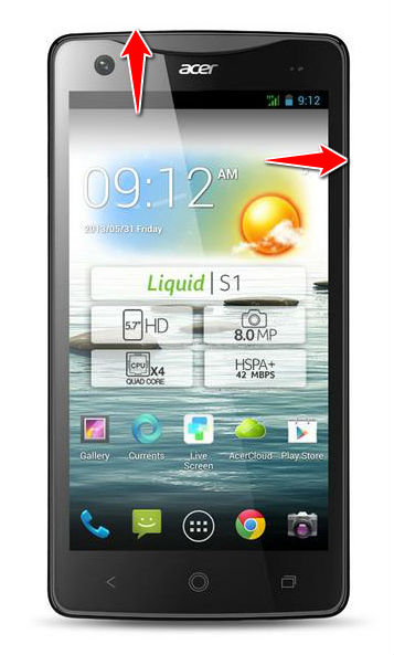 How to put Acer Liquid S1 in Bootloader Mode