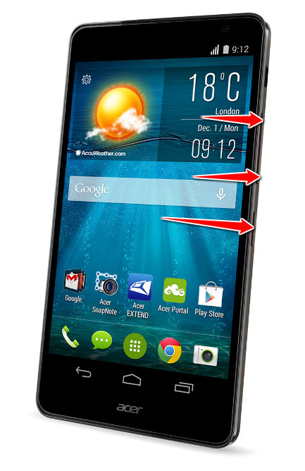 How to put your Acer Liquid X1 into Recovery Mode
