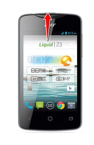 How to put Acer Liquid Z3 in Fastboot Mode