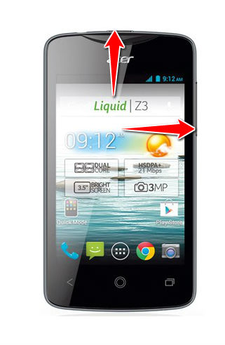 How to put Acer Liquid Z3 in Bootloader Mode
