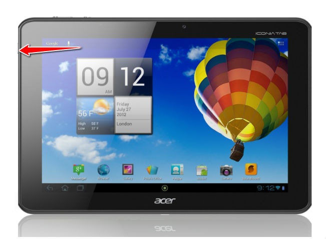 How to Soft Reset Acer Iconia Tab A510