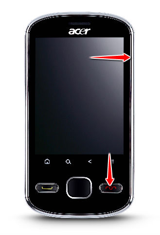 How to put your Acer beTouch E140 into Recovery Mode
