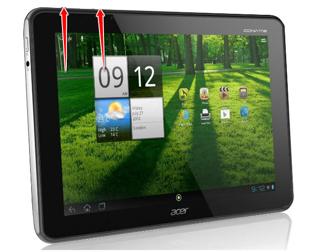 Hard Reset for Acer Iconia Tab A700