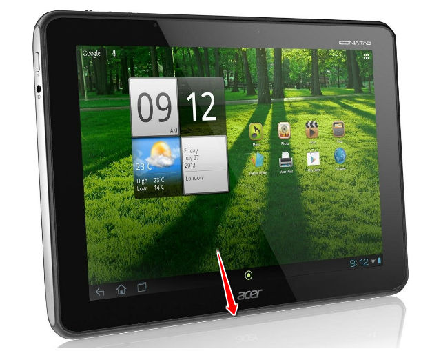 How to Soft Reset Acer Iconia Tab A700