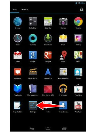 How to change the language of menu in Acer Iconia Tab A101