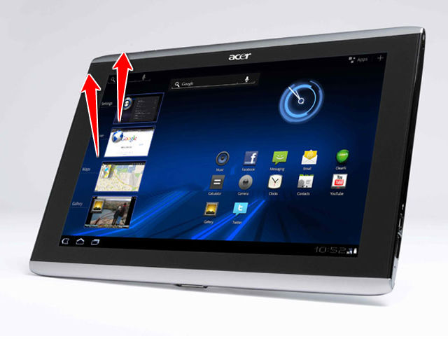 How to put your Acer Iconia Tab A501 into Recovery Mode