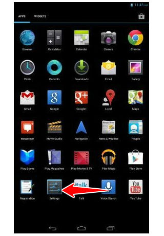 How to change the language of menu in Acer Iconia Tab A110