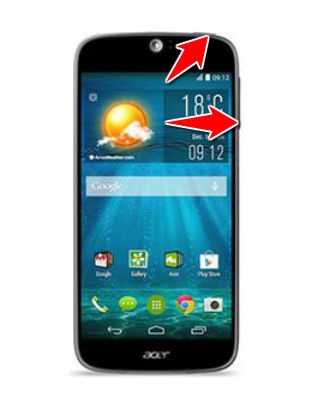 How to put Acer Liquid Jade S in Fastboot Mode