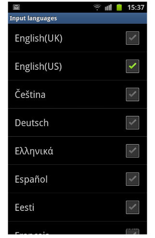 How to change the language of menu in Acer Iconia Tab A511