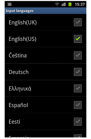 How to change the language of menu in Acer Iconia Tab A200