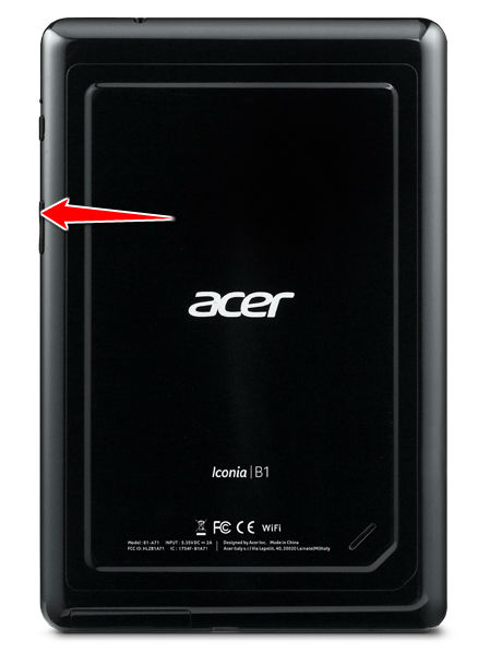 How to put your Acer Iconia Tab B1-A71 into Recovery Mode
