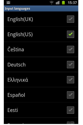 How to change the language of menu in Acer Liquid E600