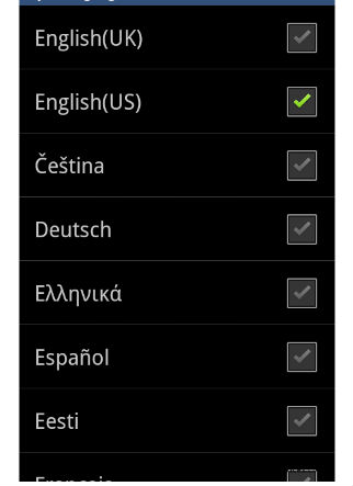 How to change the language of menu in Acer beTouch E120