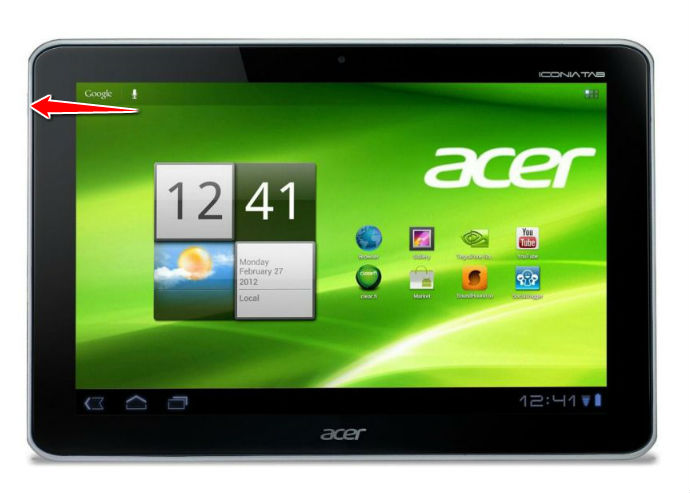 Hard Reset for Acer Iconia Tab A210