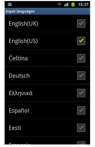 How to change the language of menu in Acer Iconia Tab A210