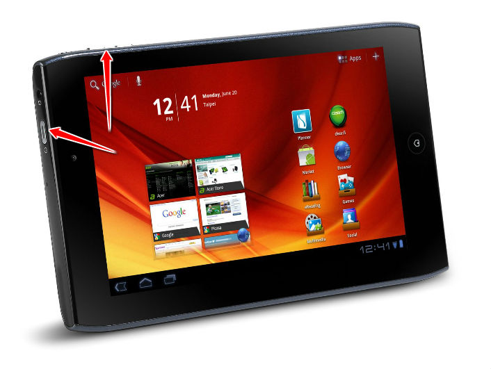 How to put your Acer Iconia Tab A100 into Recovery Mode