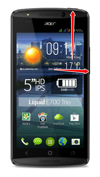 How to put Acer Liquid E700 in Bootloader Mode
