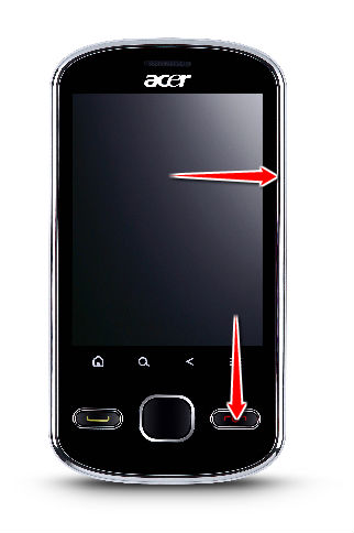 How to put Acer beTouch E140 in Fastboot Mode
