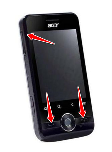 How to put Acer beTouch E120 in Fastboot Mode