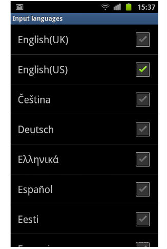 How to change the language of menu in Acer Liquid Glow E330