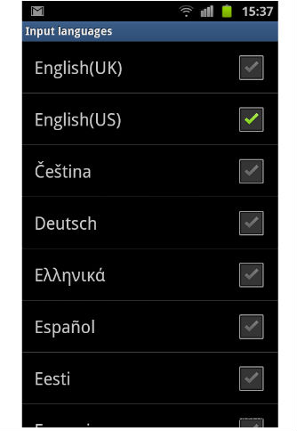 How to change the language of menu in Acer Liquid Jade