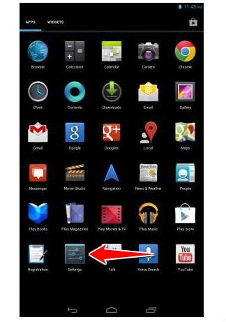 How to change the language of menu in Acer Iconia One 8 B1-820