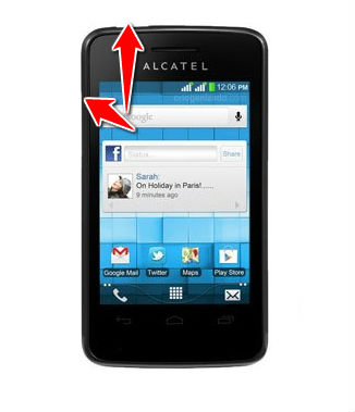 How to put Alcatel One Touch Pixi in Fastboot Mode