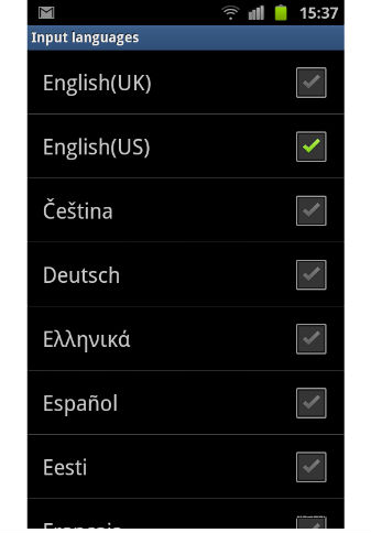 How to change the language of menu in Alcatel Idol Mini