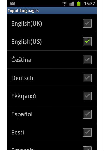 How to change the language of menu in Alcatel Idol S