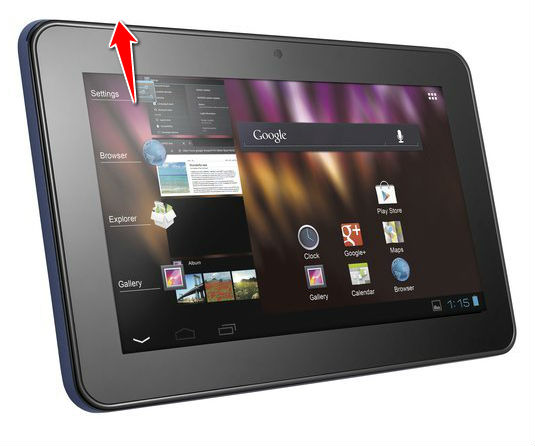 How to put your Alcatel One Touch Tab 7 HD into Recovery Mode