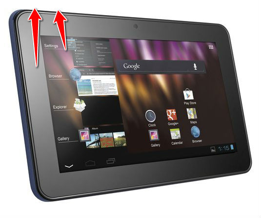 How to put your Alcatel One Touch Tab 7 HD into Recovery Mode