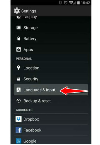 How to change the language of menu in Alcatel One Touch Idol Ultra