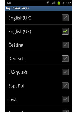 How to change the language of menu in Alcatel OT-985