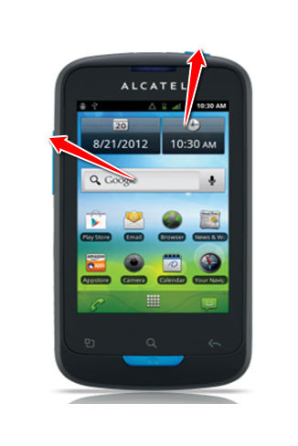 Hard Reset for Alcatel OT-988 Shockwave