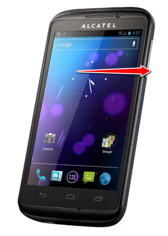 How to put Alcatel OT-993 in Fastboot Mode