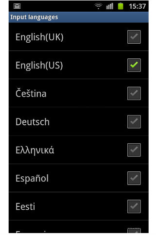 How to change the language of menu in Alcatel OT-995