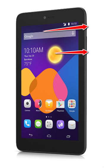 How to put Alcatel Pixi 3 (7) 3G in Factory Mode