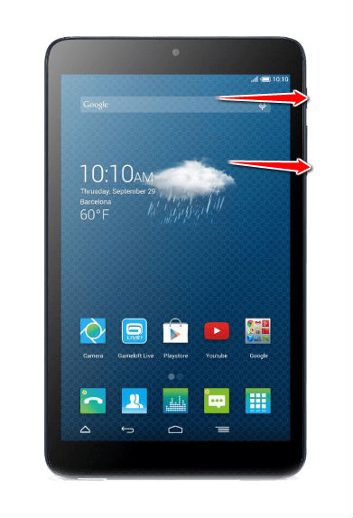 How to put Alcatel Pixi 3 (8) 3G in Factory Mode