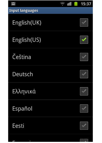 How to change the language of menu in Alcatel Pixi 7