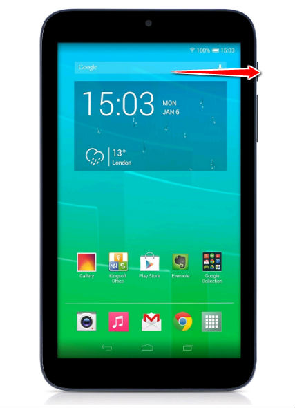 How to put Alcatel Pixi 7 in Clean Boot mode