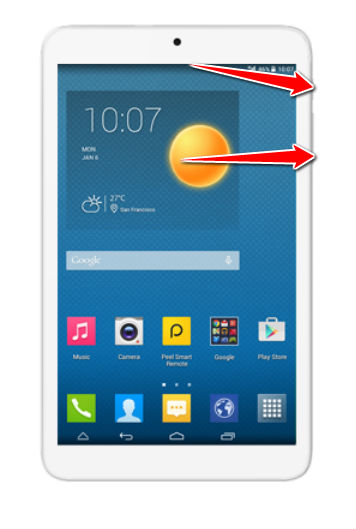 How to put Alcatel Pixi 8 in Factory Mode