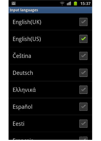 How to change the language of menu in Alcatel POP 10