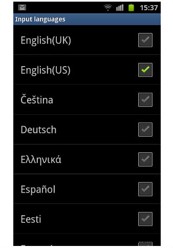 How to change the language of menu in Alcatel OT-990