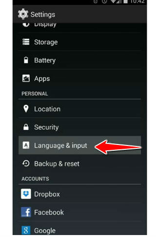 How to change the language of menu in Allview A6 Quad