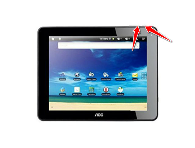How to put your AOC MG70DR-8 Breeze Tab 7