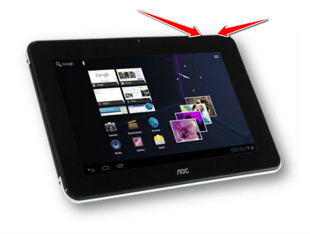 How to put your AOC MW0710 Breeze Tab 7