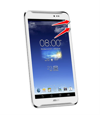 How to put Asus Fonepad Note FHD6 in Bootloader Mode