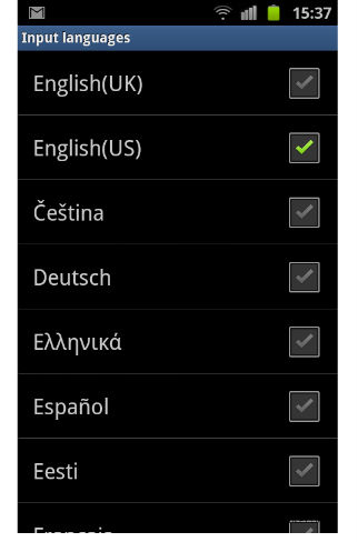 How to change the language of menu in BlackBerry DTEK50
